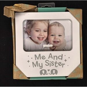 Kate & Milo Me And My Sister Sentiment Photo Frame 4x6 Insert‎